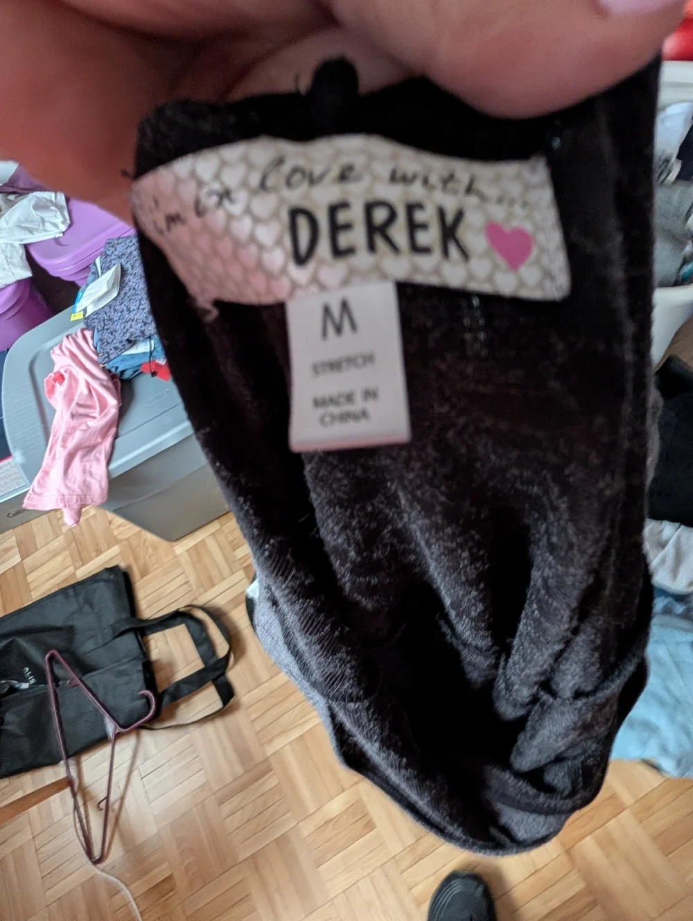 Heather Gray V-Neck Short Sleeve Skater Dress - Picture 4 of 4